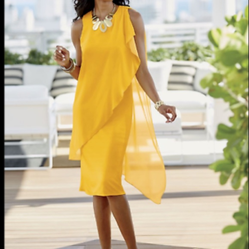 Gigi Yellow Dress Size L
